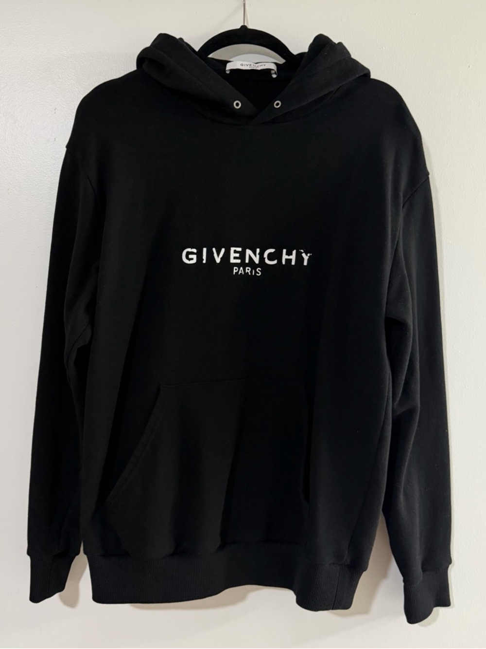 Givenchy Black Logo Pullover Hoodie